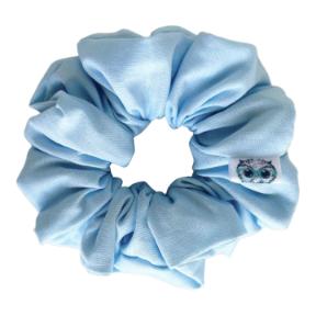 Sky Breeze – Βαμβακερό Χειροποίητο Scrunchie
