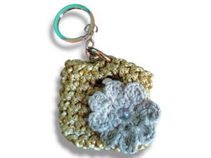 Μπρελόκ Mini Bag Charm λουλούδι