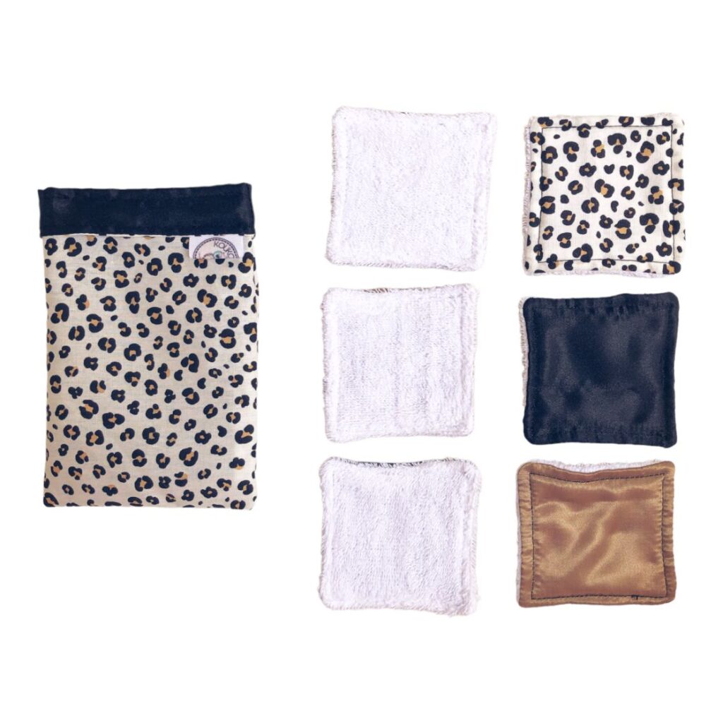 Wild Leopard Cotton Pads – Χειροποίητοι Δίσκοι Ντεμακιγιάζ
