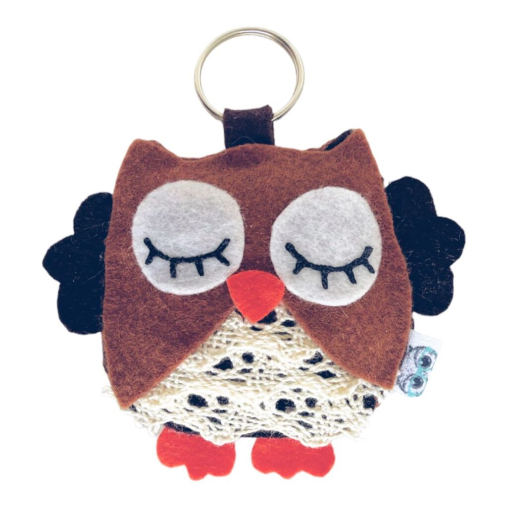 Wise Friend – Χειροποίητο μπρελόκ από Felt