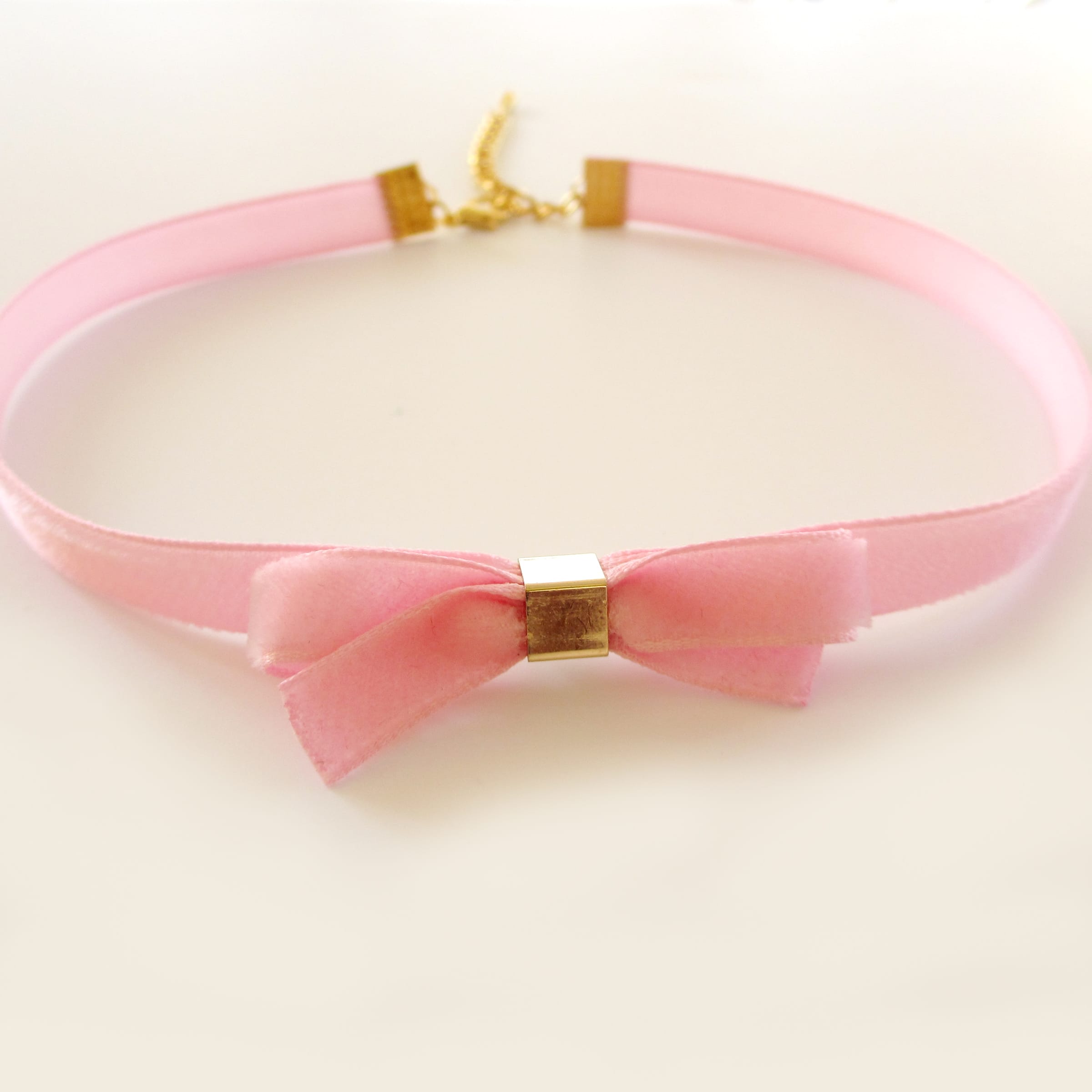 Velvet Cute choker – βελούδινο τσόκερ ροζ