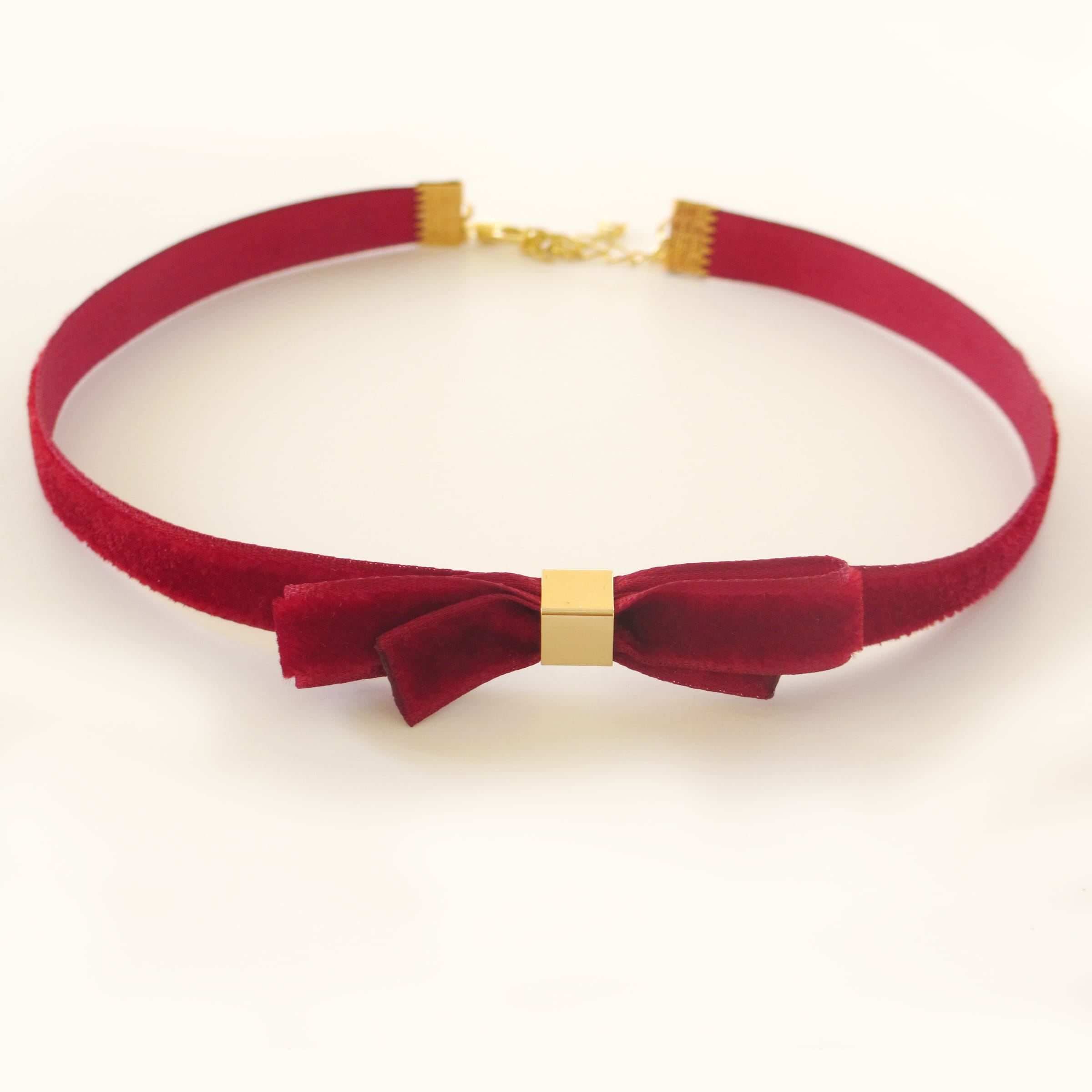 Velvet Cute choker – βελούδινο τσόκερ μπορντό