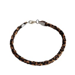 Χειροποίητο βραχιόλι macrame, leopard prints
