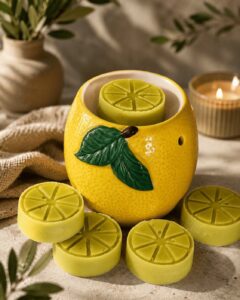 Citronella Lemon Slices + καυστήρας λεμόνι