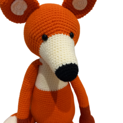 Αλεπουδάκι πλεκτό amigurumi