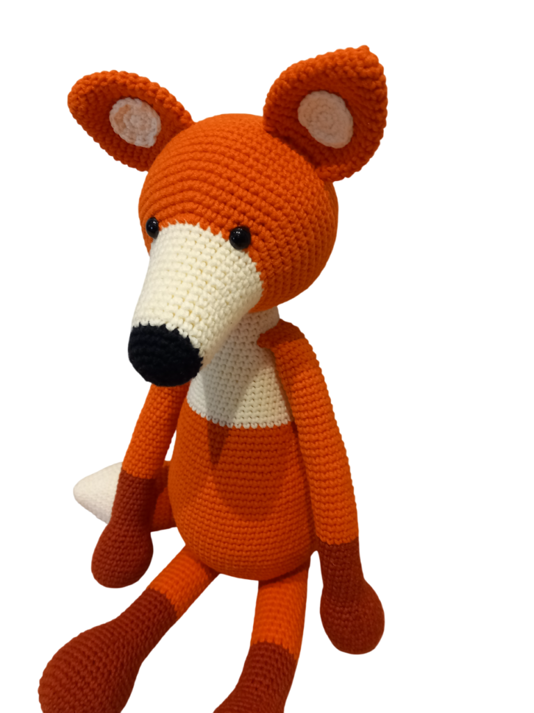 Αλεπουδάκι πλεκτό amigurumi