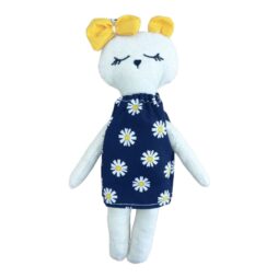 Daisy the Bear – Χειροποίητη Υφασμάτινη Κούκλα