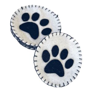 Pawfect Sips – Χειροποίητο σετ σουβέρ