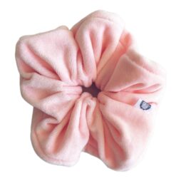 Blush Velvet Oversized Scrunchie