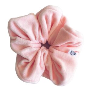 Blush Velvet Oversized Scrunchie