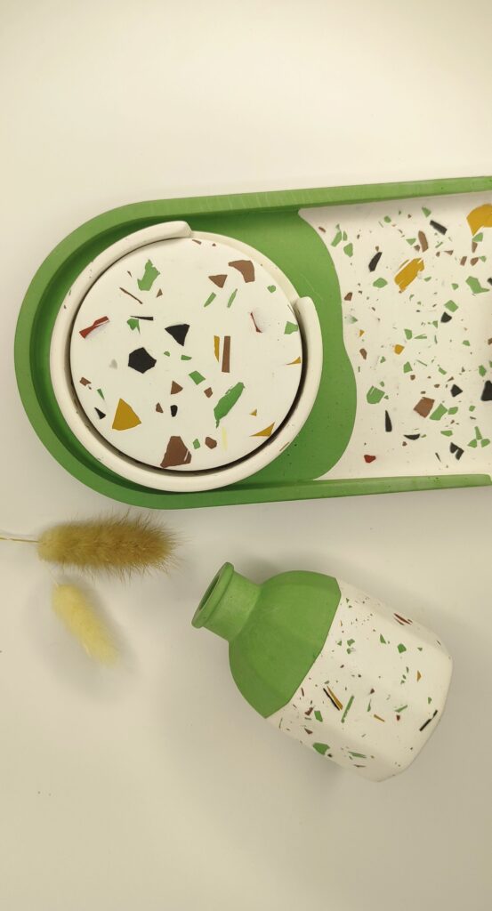 Επιτραπέζιο βαζάκι Terrazzo