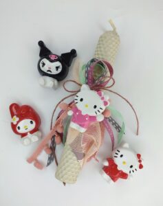 Πασχαλινή λαμπάδα Hello Kitty – Για μικρές πριγκίπισσες από μελισσοκέρι