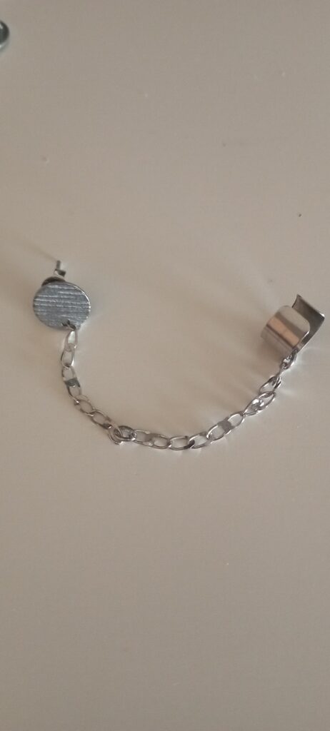 Χειροποίητο σκουλαρίκι Nail earring