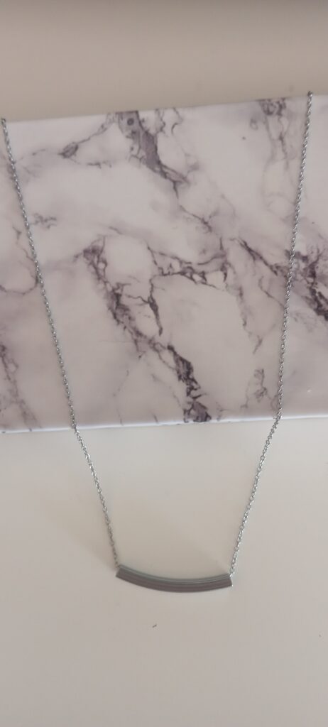 Χειροποίητο ατσάλινο κολιέ αρμονία/Armony necklace