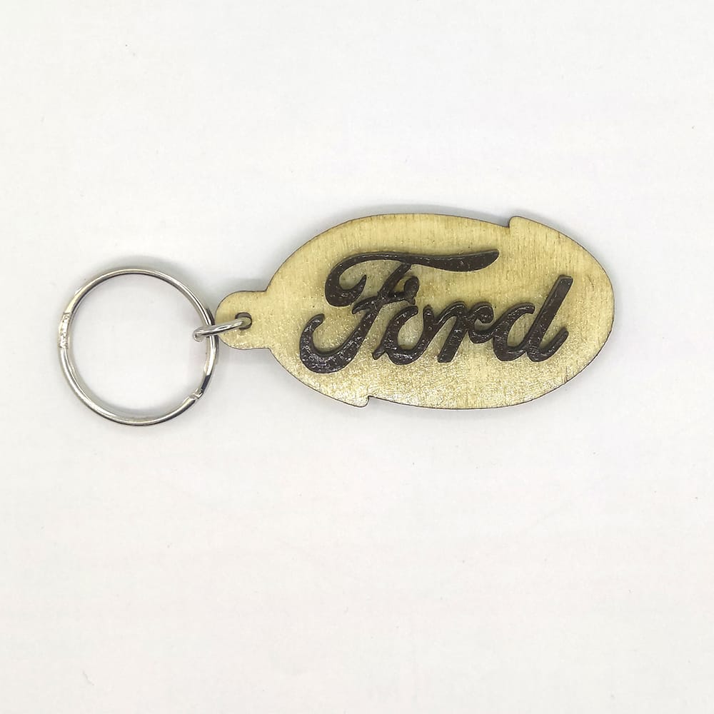 FORD-2 Χειροποίητο ξύλινο 3d μπρελόκ αυτοκινήτου