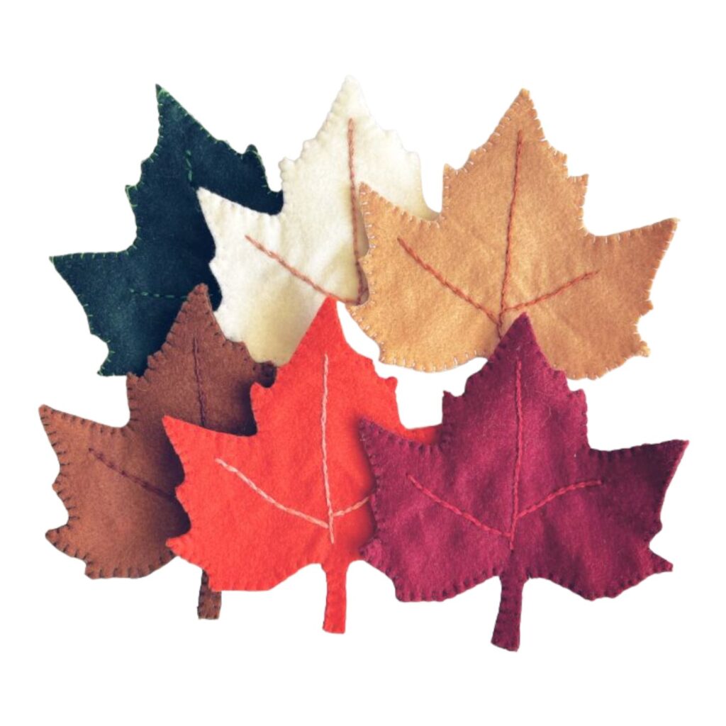 Autumn Whispers – Χειροποίητο σετ σουβέρ