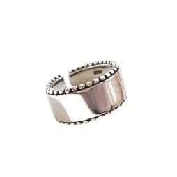 Δαχτυλίδι Boho Cuff Band - Ασημί 925 Επιπλατινωμένο, Αυξομειούμενο