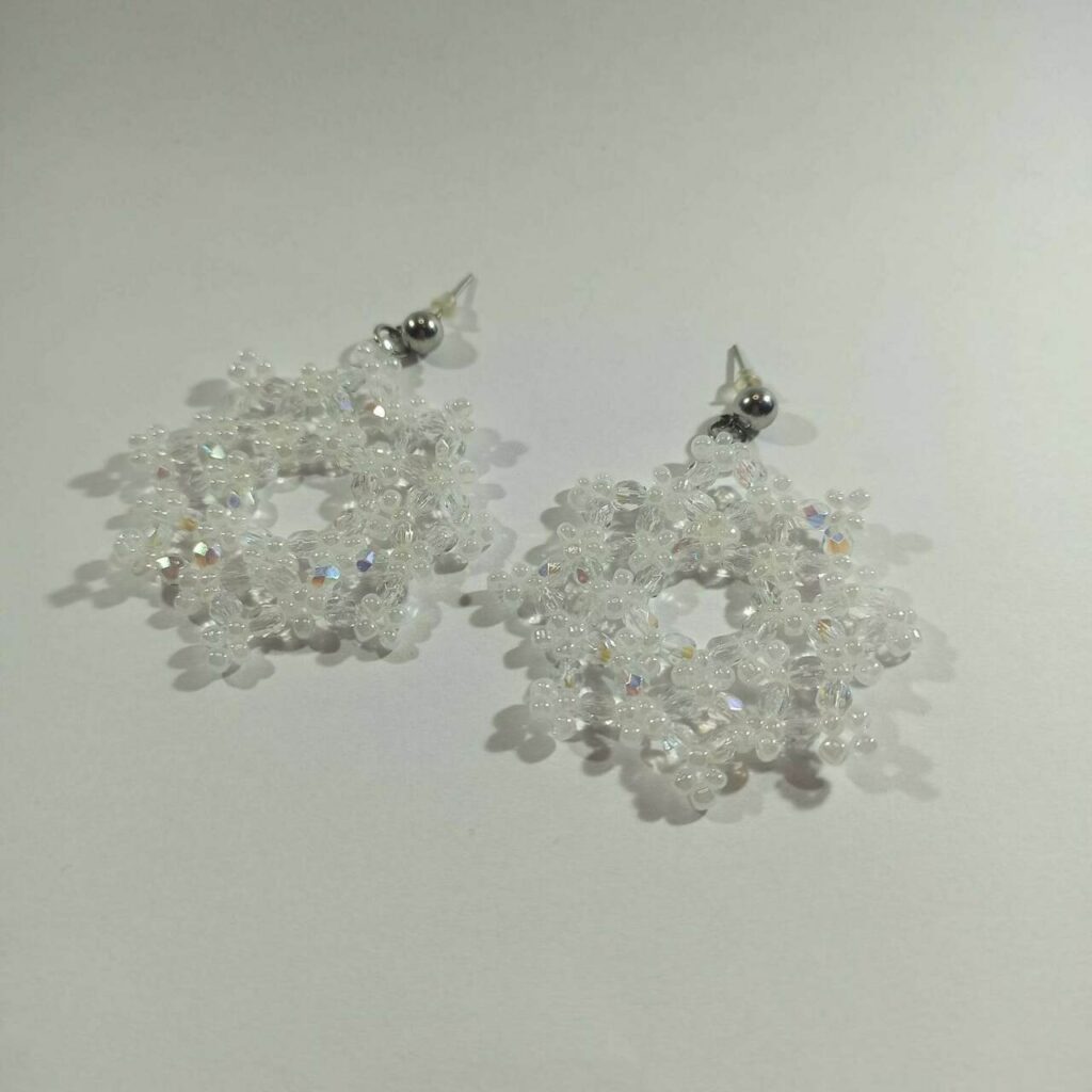 Snowflakes from a fairytale | Χειροποίητα κρεμαστά