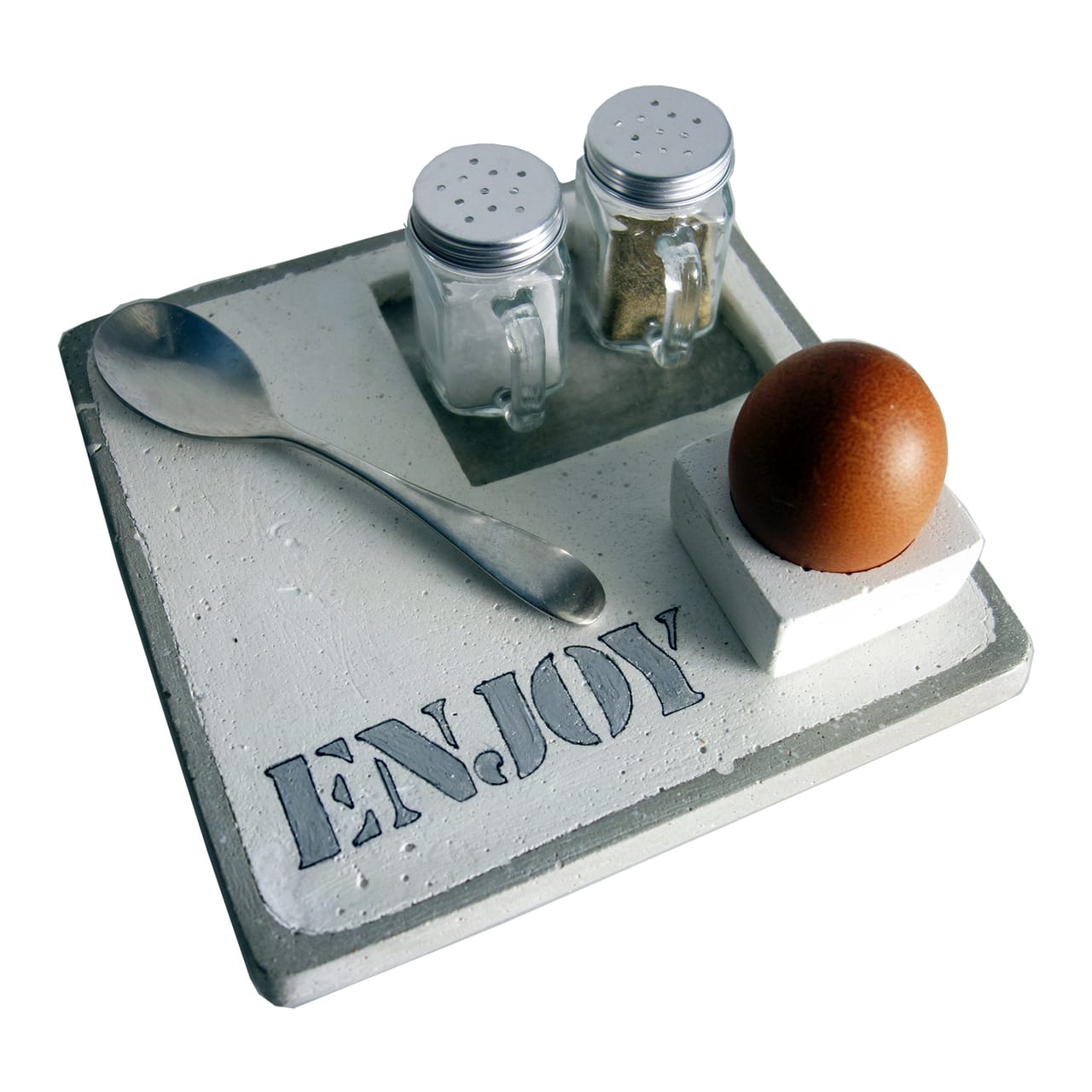 Τσιμεντένιο Σετ Για Το Αβγό “ENJOY”