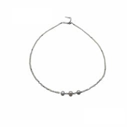 Κολιέ με κρύσταλλα και μαργαριτάρι