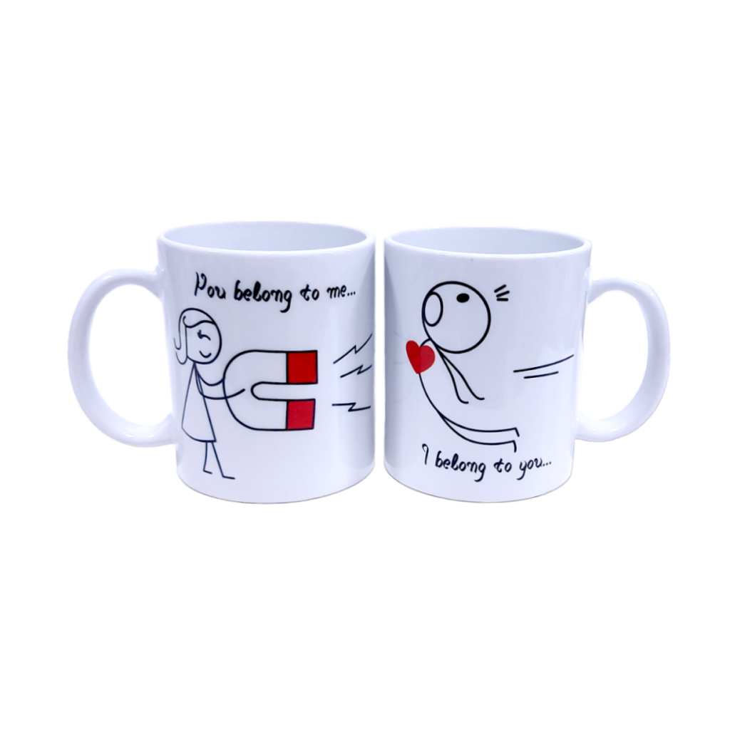 Σετ κούπες Άγιος Βαλεντίνος 325ml | Belong to you