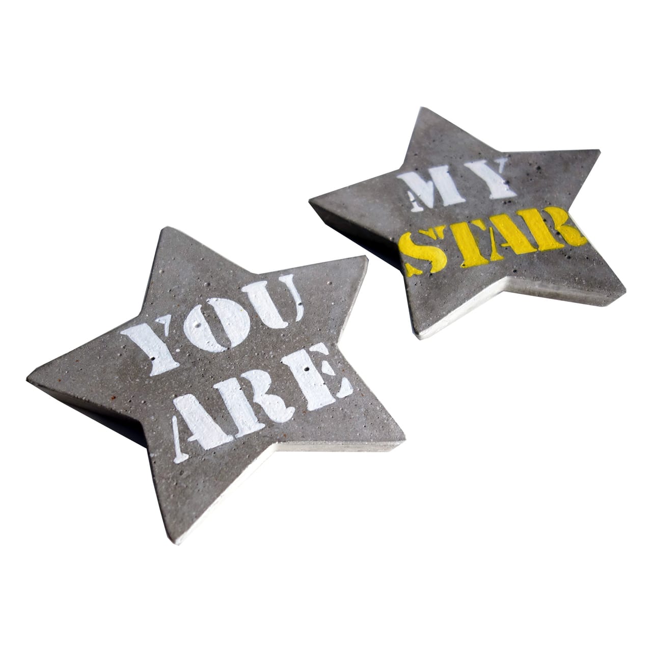 Τσιμεντένια Σουβέρ Αστέρια (YOU ARE MY STAR) – Σετ 2 τμχ.