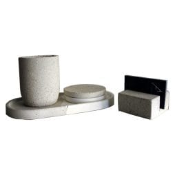 "Office Kit" (λευκό - πορώδης υφή) - Σετ 5τμχ.