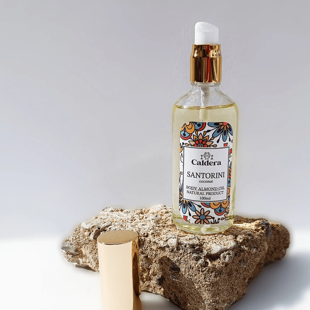 BODY OIL SANTORINI (Coconut) 100ml (ΦΥΤΙΚΟ,ΧΩΡΙΣ ΑΛΚΟΟΛ)
