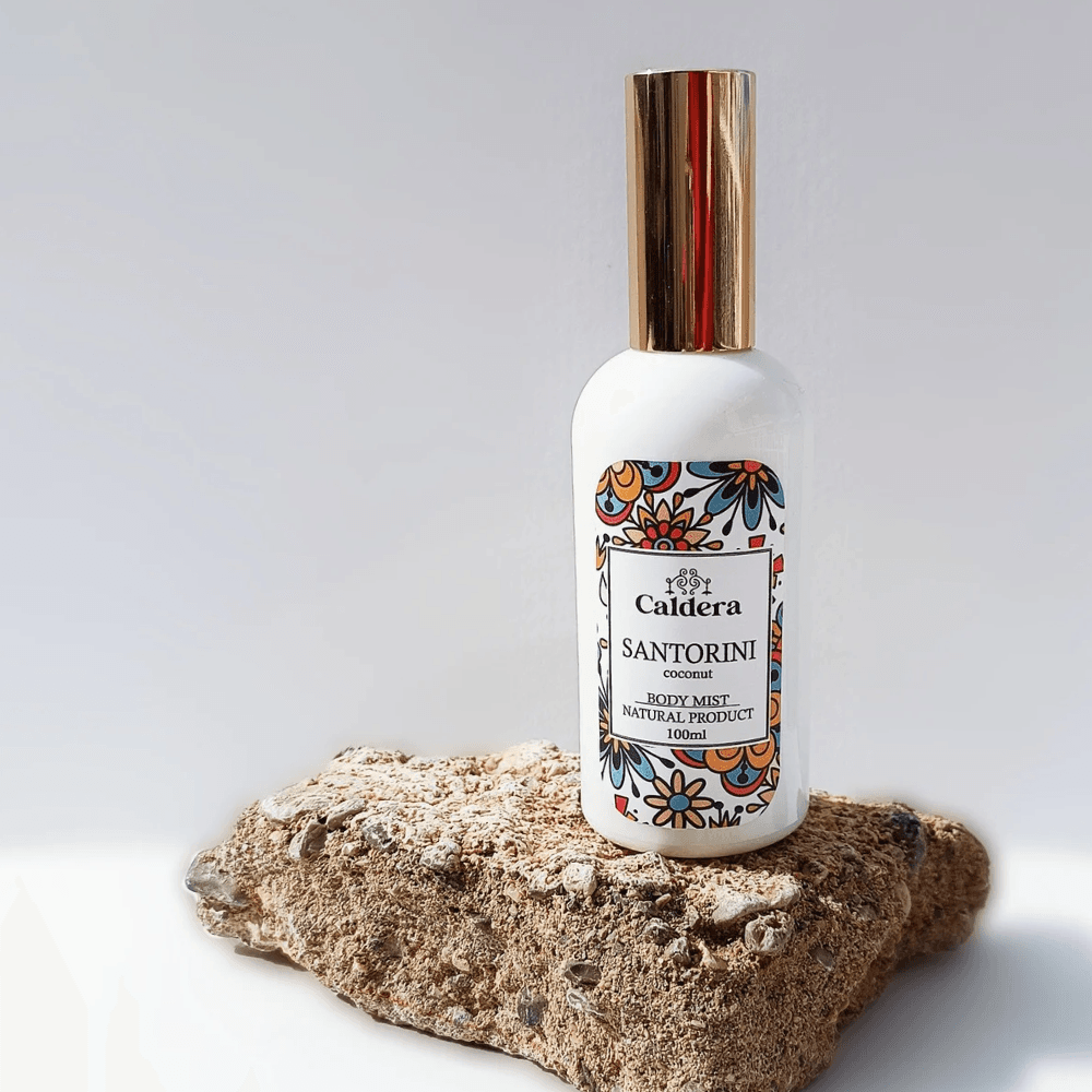 BODY MIST SANTORINI (Coconut) 100ml (ΦΥΤΙΚΟ,ΧΩΡΙΣ ΑΛΚΟΟΛ).
