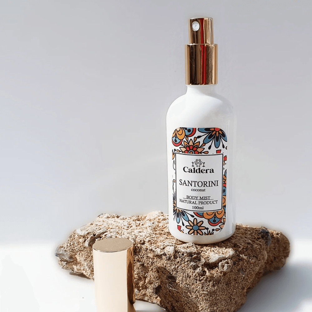 BODY MIST SANTORINI (Coconut) 100ml (ΦΥΤΙΚΟ,ΧΩΡΙΣ ΑΛΚΟΟΛ).