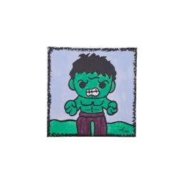 Hulk baby σούπερ ήρωας ζωγραφική σε καμβά