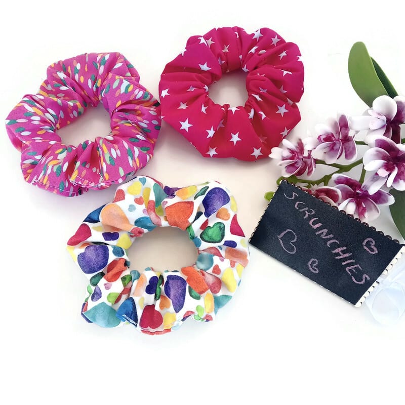 Three days scrunchies
