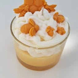 Honey bee candle