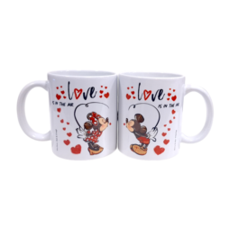 Σετ κούπες Άγιος Βαλεντίνος 325ml | Love is in the air