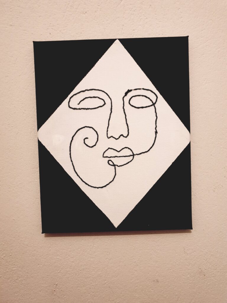 Linear face shape