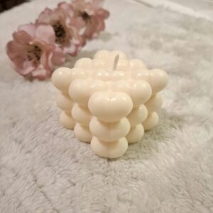 “Bubble Cube with hearts”