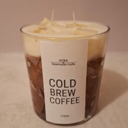 Cold brew coffee candle