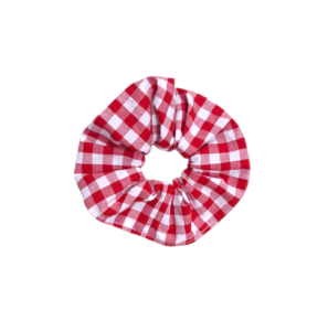Scrunchie – Λαστιχάκι μαλλιών | κόκκινο καρό