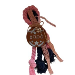 Χειροποίητο ξύλινο γούρι χαρά 26