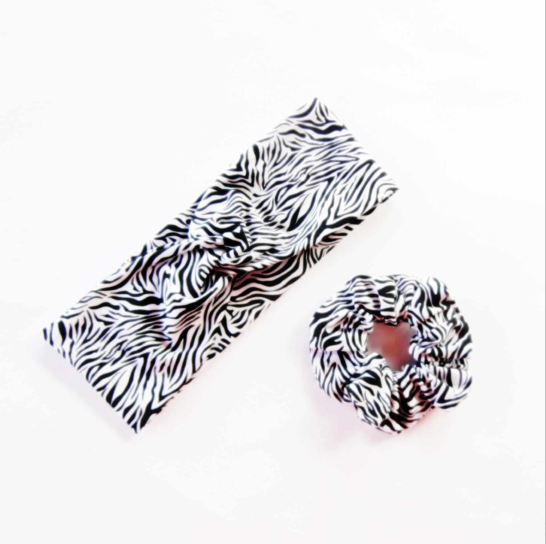 Σετ κορδέλα για τα μαλλιά λεοπάρ και scrunchie