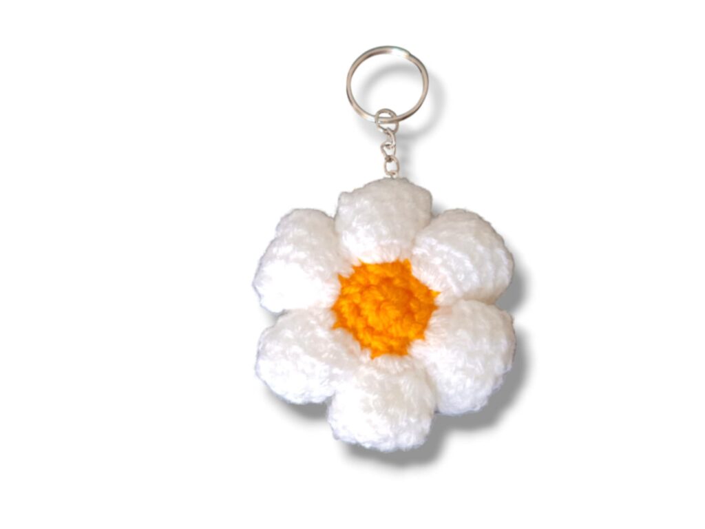 Μπρελόκ μαργαρίτα άσπρη Daisy Charm