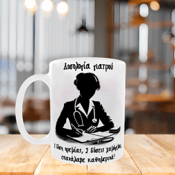 Κεραμική λευκή κούπα 11oz- Γιατρός