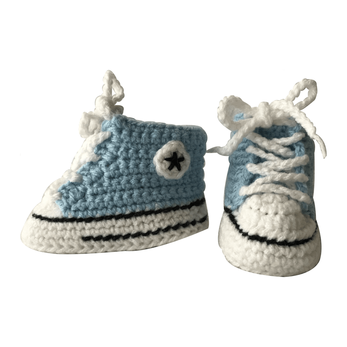 παπουτσάκια μωρού AS open, high, baby blue