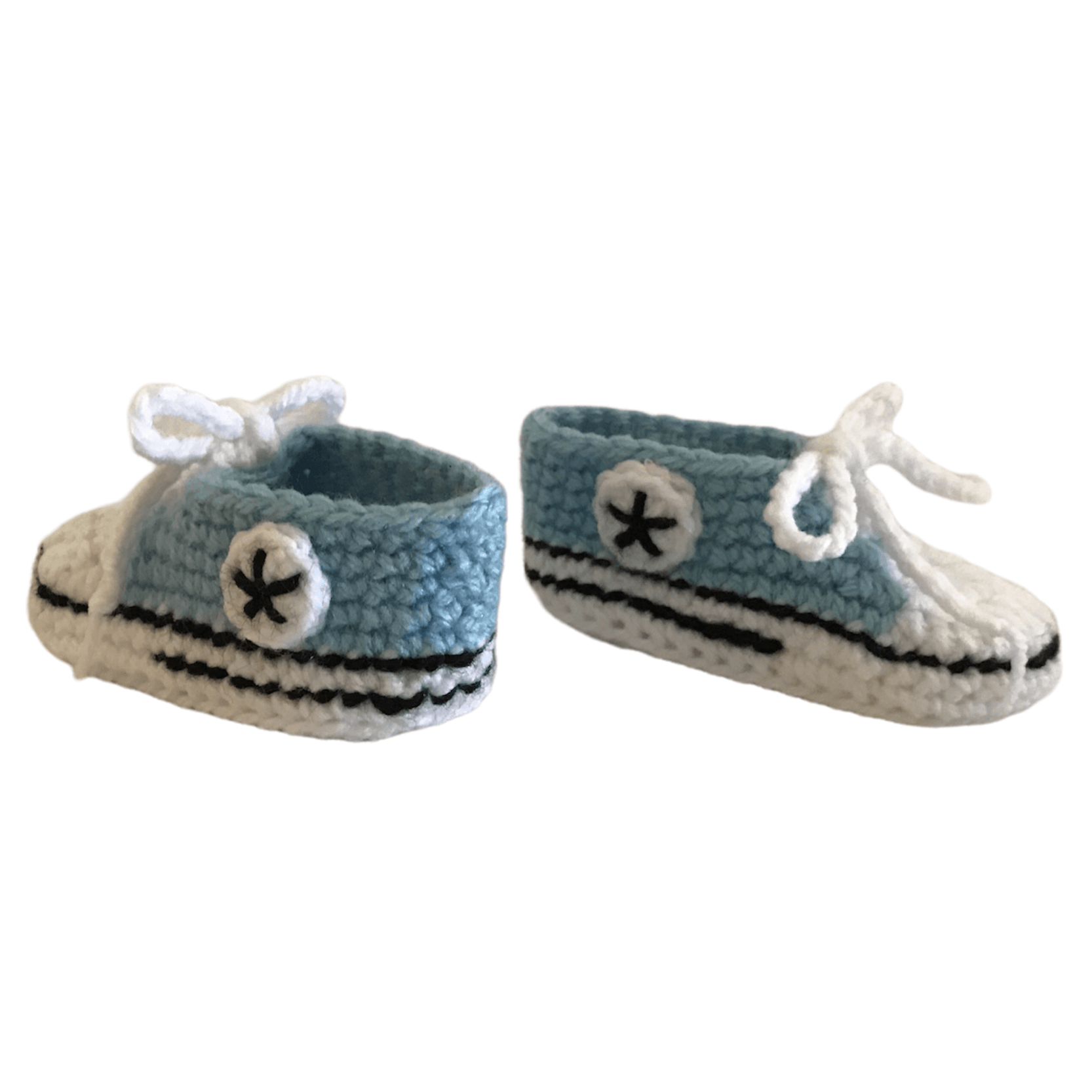 Πλεκτά παπουτσάκια AS low, baby blue