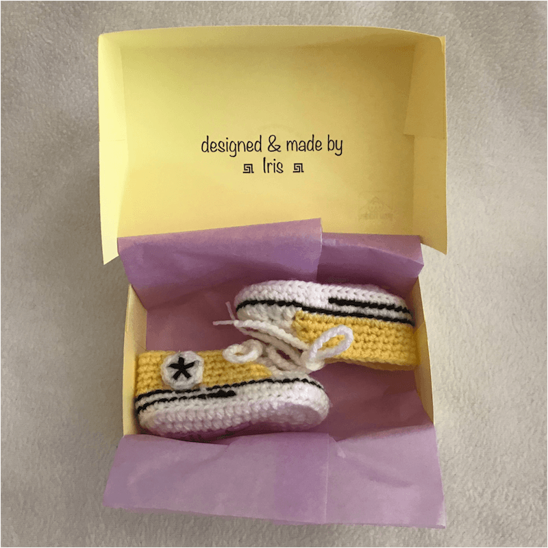 πλεκτά παπουτσάκια AS low, yellow