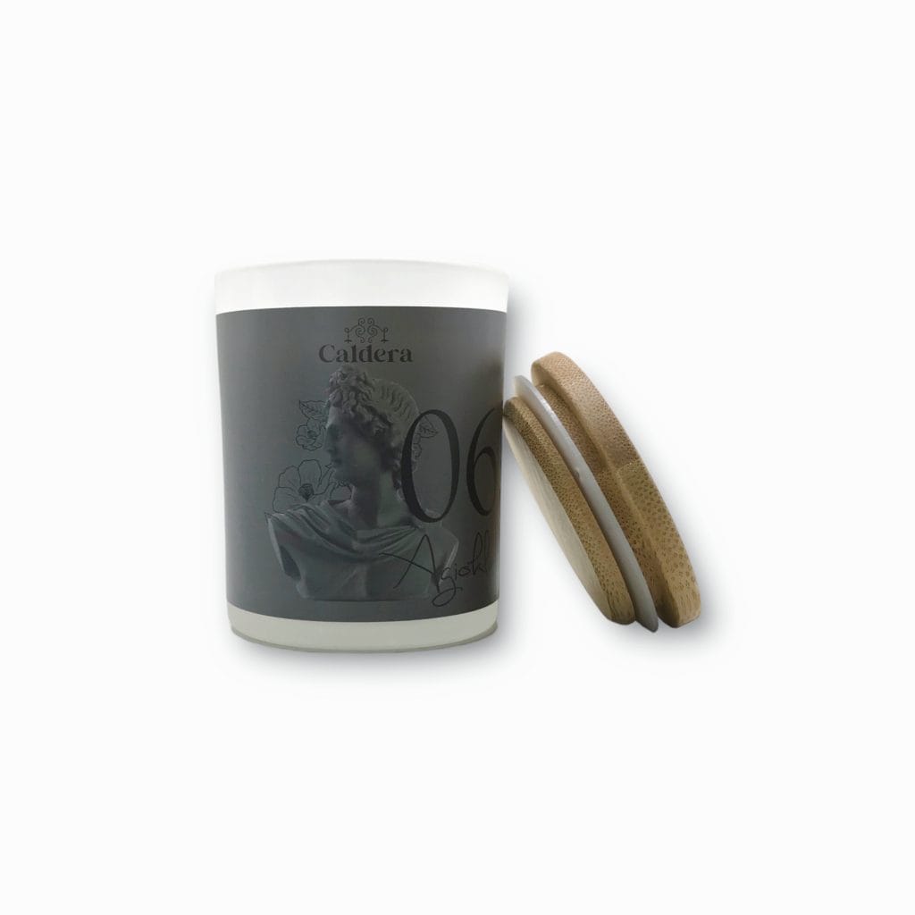 Χειροποίητο Αρωματικό Κερί Σόγιας 180g(Agioklima)