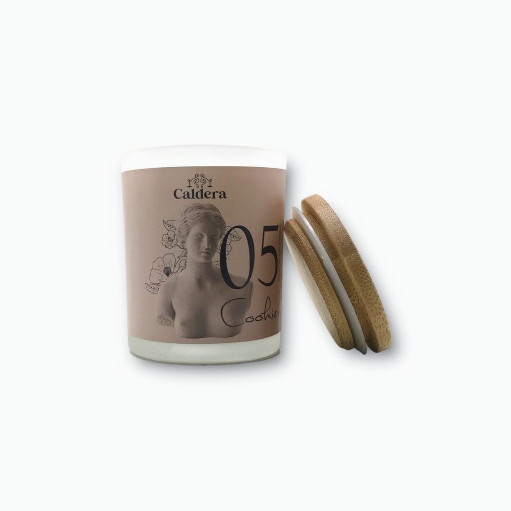 Χειροποίητο Αρωματικό Κερί Σόγιας 180g(Cookies)