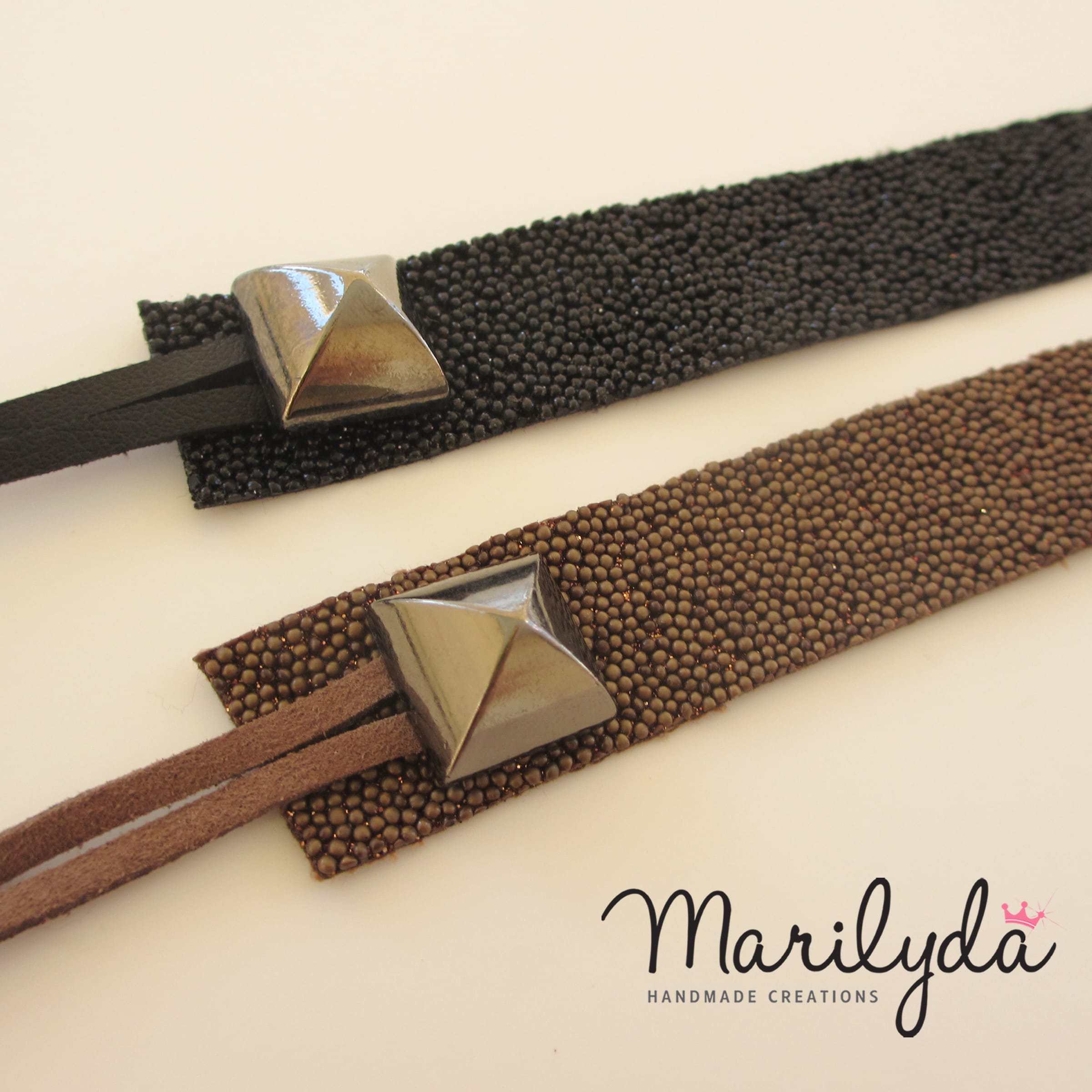 Τσόκερ Sparkle gun metal