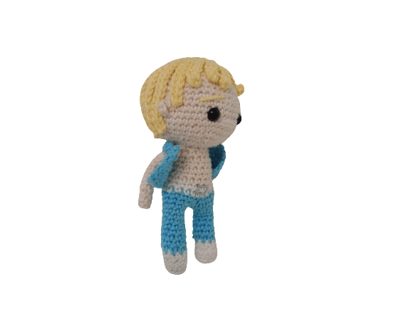 Ken πλεκτό κουκλάκι amigurumi