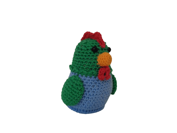 Κοκοράκι πλεκτό amigurumi